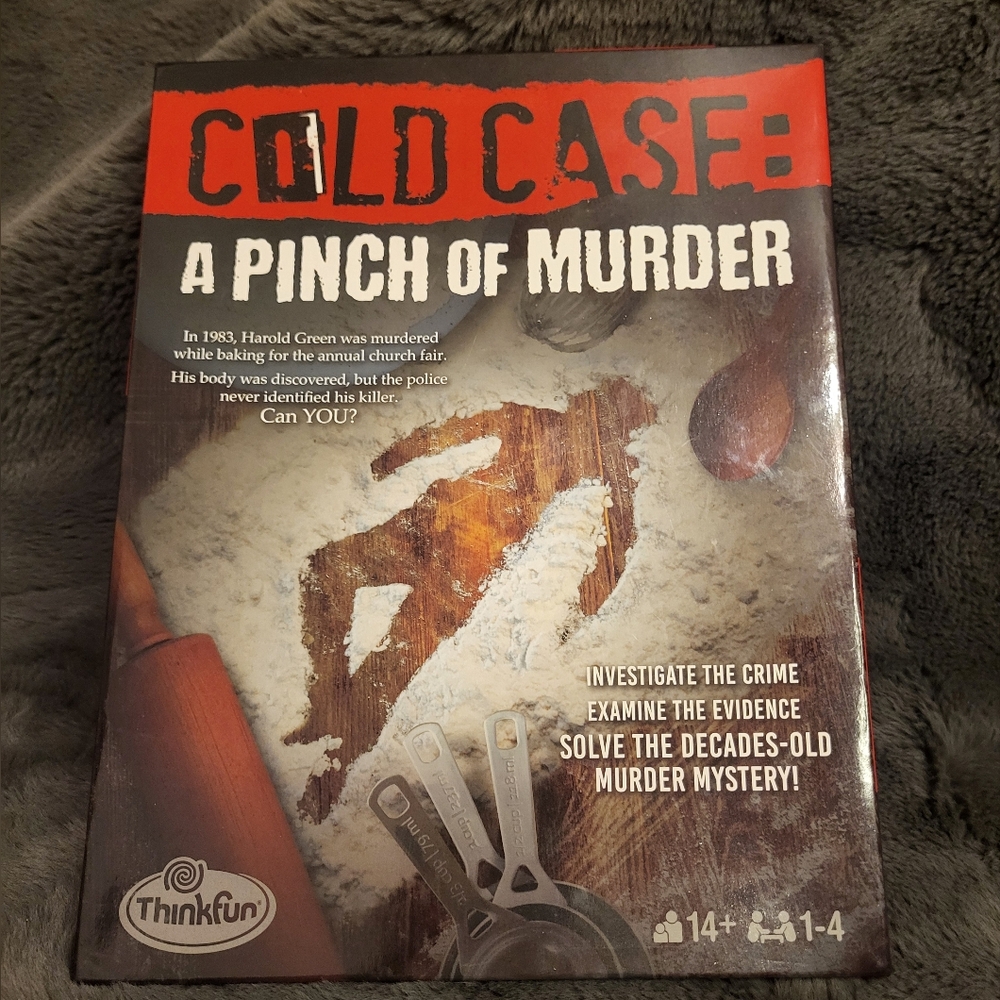 ThinkFun Cold Case: A Pinch of Murder Puzzle Game